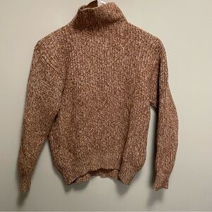 Wilfred Brown Cowl Neck Sweater